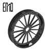 INCA Customization Motorcycle Accessory LG-3 Front and rear wheel customized Black multi spoke style wheels custom-made