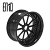 INCA Customization Motorcycle Accessory LG-3 Front and rear wheel customized Black multi spoke style wheels custom-made